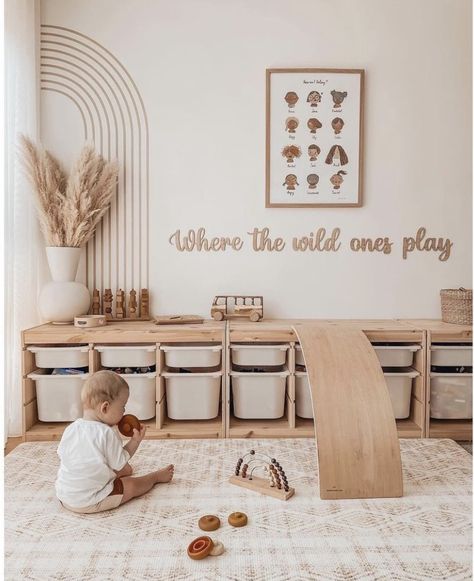 Where The Wild Ones Play, Tummy Time Play, Baby Play Mats, Kids Rooms Inspo, Baby Playroom, Mushroom Brown, Stile Boho Chic, Toddler Playroom, Kids Playroom Decor