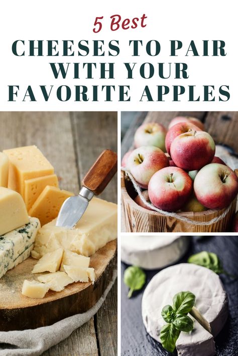 The 5 best cheeses to pair with your favorite apple varieties. What apple does gouda cheese pair with? What about Blue Cheese? Here's a complete guide to cheese and apple boards. #charcuterie #cheeseboard #apples #applerecipes Apple And Cheese Charcuterie Board, Cheese And Apple Pairing, Apple And Cheese Pairings, Apple Boards, Apple Pairings, Boards Charcuterie, Program Director, Food Boards, Apple Varieties