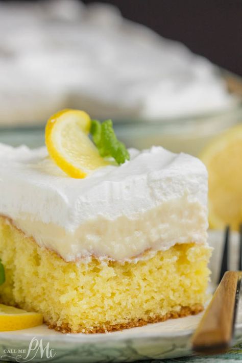 Cake Condensed Milk, Basic Cheesecake, Lemon Icebox Cake, Lemon Icebox Pie, Icebox Desserts, Lemon Cream Pies, Moist Lemon Cake, Icebox Cake Recipes, Lemon Layer Cakes