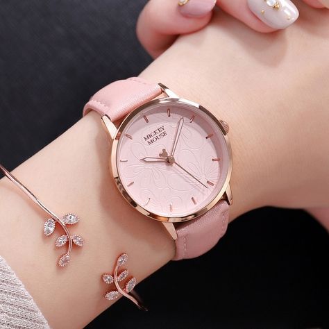 women's watch Disney brand Mickey mouse ladies watch Genuine leather quartz watch womens luxury diamond waterproof female clocks Check more at https://aralbuy.com/products/womens-watch-disney-brand-mickey-mouse-ladies-watch-genuine-leather-quartz-watch-womens-luxury-diamond-waterproof-female-clocks/ Trendy Watches Women Fashion, Trendy Watches Women, Gucci Watch Women, Elegant Watches Women, Watches Women Black, Brand Watches Women, Dior Watch, Pretty Watches, Watch Womens