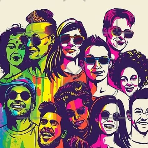 ArtandHarmony on Instagram: "🌈✨ Celebrate Pride Month with our stunning ‘Pride Wave - Rainbow Community Design’! 🌈✨ This vibrant artwork showcases a diverse group of individuals in rainbow colors, embodying unity, diversity, and the spirit of Pride. 🎨👬👭 Show your support and wear your Pride with confidence!

Check out more designs at ArtandHarmony.redbubble.com 💖🏳️‍🌈

Hashtags
#PrideWave #RainbowCommunity #PrideMonth #LGBTQ #LoveIsLove #Equality #Diversity #Inclusion #Unity #PrideArt #ColorfulDesign #QueerArt #PrideApparel #PrideStickers #PridePosters #StandWithPride #BoldDesign #PrideCelebration #PridePower #LoveWins #ProudToBe #InclusiveArt #VibrantCommunity #UniquePrideArt #CelebratePride #SupportLGBTQ #LGBTQSupport #RainbowWave #PrideCollection" Community Design, Diversity Inclusion, Pride Stickers, Queer Art, Vibrant Artwork, Pride Month, Rainbow Colors, Color Design, Rainbow