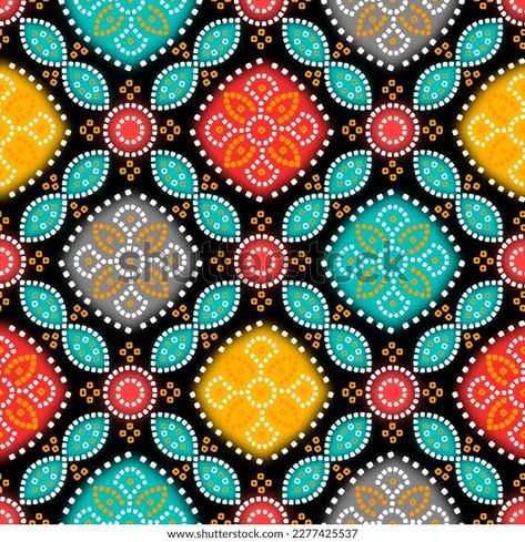 Badhni Pattern, Patola Pattern, Bandhani Design, Digital Print Textiles, Ajrakh Prints, 10 March, Batik Design, Flower Prints Art, Ethnic Patterns