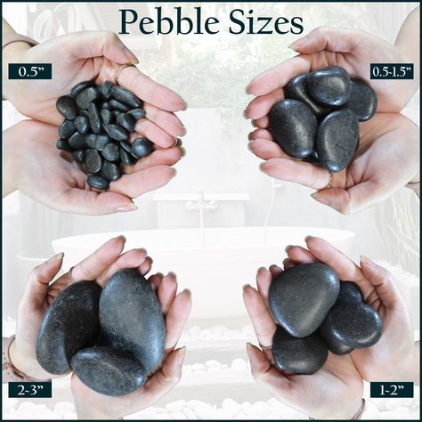 Margo garden products polished river pebble collection offers best in quality hand-picked stones from around the world. All stones are tumbled and polished to produce the smoothest and most consistent in color stone without blemishes to last years. This bag is easy to handle and store for adding a beautiful and long-lasting accent to your landscape and design. Use polished river pebbles in interior and exterior planters and in creative interior and exterior design. Polish can wear due to exposur White Landscaping Rock, Rock Scaping, Pebble Landscaping, Mexican Beach Pebbles, Landscaping Rock, Mexican Beach, Pebble Color, River Pebbles, Decorative Pebbles