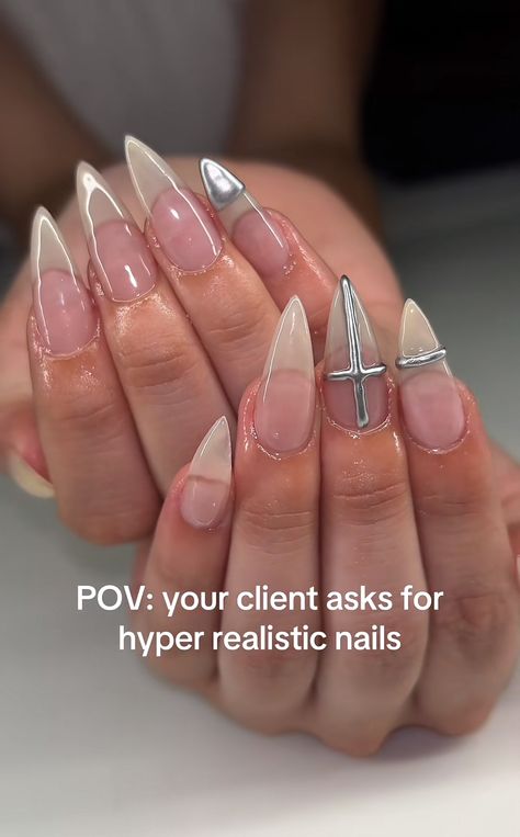 Hyper Realistic Nails, Realistic Nails, Hyper Real, Funky Nails, Cute Nails, Nail Inspo, Tatting, Nails, Quick Saves