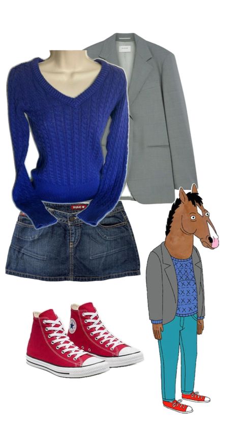 Bojack Horseman Costume, Holloween Costume, Halloween Costumes Friends, Bojack Horseman, Halloween Inspo, Halloween Costumes For Girls, Girl Costumes, Halloween Costumes, Halloween