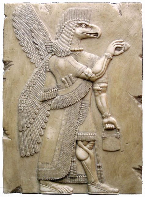 Curious about their legs... armour perhaps?Apkallu Ancient Astronaut Theory, Starověký Egypt, Ancient Sumerian, Istoria Artei, Ancient Astronaut, Ancient Near East, Muster Tattoos, Ancient Mesopotamia, Ancient Technology