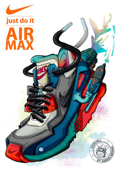 NIKE AIRMAX on Behance Wallpaper Nike, Sneakers Illustration, Sneakers Wallpaper, Nike Art, Shoes Wallpaper, Hypebeast Wallpaper, Supreme Wallpaper, Web Banners, Sneaker Art