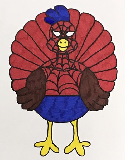 Students at Corsicana Middle School in Corsicana, TX create Turkey in Disguise designs. Marvel Comics The Amazing Spiderman. Turkey In Disguise, Turkey Template, Disguise A Turkey, Turkey Drawing, Turkey Disguise Project, Turkey Project, Project School, Turkey Dogs, Turkey Disguise