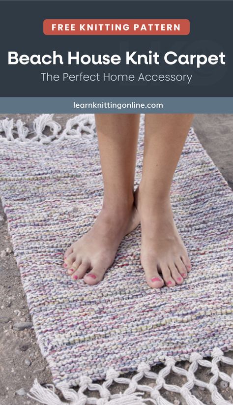 Knit Carpet, Sweater Knitting Tutorial, Spring Knitting Patterns, Knitted Throw Patterns, Diy Macrame Projects, Spring Knitting, Clothes Upcycling, Winter Knitting Patterns, Free Easy Knitting Patterns