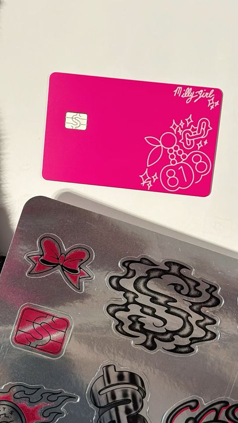 Get the Cash App Card in a stylish new pink design. This modern take on a classic design is perfect for making purchases, sending money, and#Pink #Pink_Cash #Cash_App_Card #Cash_App Cash App Card Design Ideas Black Card, Cash Card Design Ideas, Cute Cashapp Card Designs, Cashapp Card Design Ideas, Cashapp Card Ideas, Cute Cash App Card Designs, Pink Cash, Cashapp Card, Cash App Card Ideas