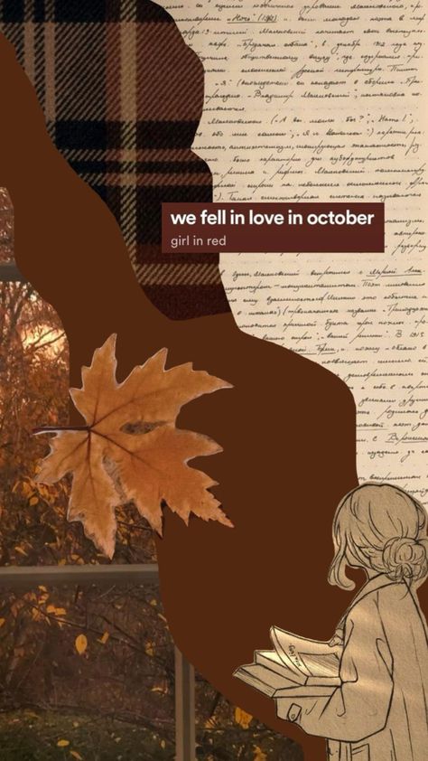 We Fell In Love In October Poster, Wallpaper Backgrounds October, We Fell In Love In October Aesthetic Wallpaper, We Fell In Love In October Wallpaper, We Fell In Love In October Aesthetic, October Vibes Wallpaper, October Vibes Aesthetic, Cute October Wallpaper, We Fell In Love In October