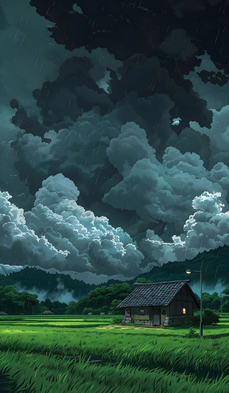 Cozy Background, Rain World, Setting Inspiration, Beautiful Background, Art Gallery Wallpaper, Anime Book, Cool Wallpapers Art, Beautiful Landscape Wallpaper, Pretty Wallpapers Backgrounds