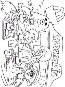 Ronald McDonald coloring pages Toca Boca Coloring Pages, Devil Part Timer, Grimace Shake, Toy Story Coloring Pages, Color By Number Printable, Food Coloring Pages, Preschool Coloring Pages, White Pictures, Easy Coloring Pages