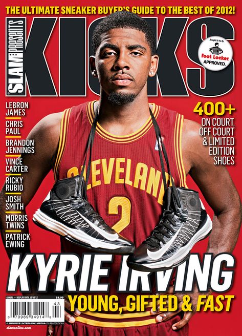 Kyrie Irving • “KICKS” Sports Magazine Covers, Slam Magazine, Uncle Drew, Sport Magazine, Sports Magazine, Basketball Photography, Basketball Quotes, Nba Pictures, Nba Legends