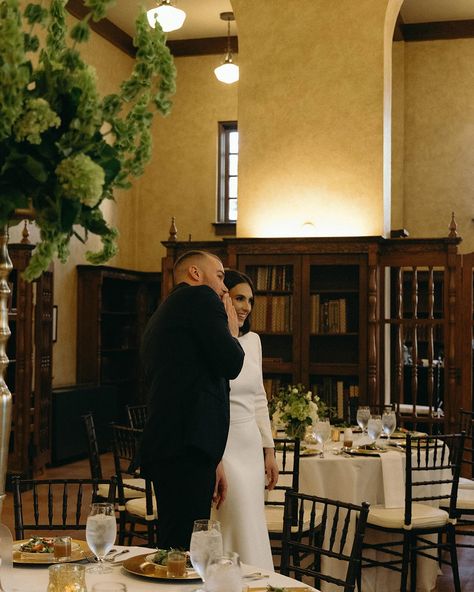 Intimate Wedding Reception 💚 With the sweetest couple. The historical Julia Ideson Library in the heart of downtown Houston was the perfect setting for this intimate wedding. Location: @houstonpubliclibrary Julia Ideson Library Photographer: @corrynbecksteadphotography Coordinator: @the_beginning_weddingco #houstontx #houstonflorist #floraldesign #florist #weddingdesign #weddinginspiration #wedding #houstonwedding Julia Ideson Library Wedding, Intimate Wedding Reception, Library Wedding, Downtown Houston, Houston Wedding, Wedding Location, Sweet Couple, Intimate Wedding, Wedding Designs