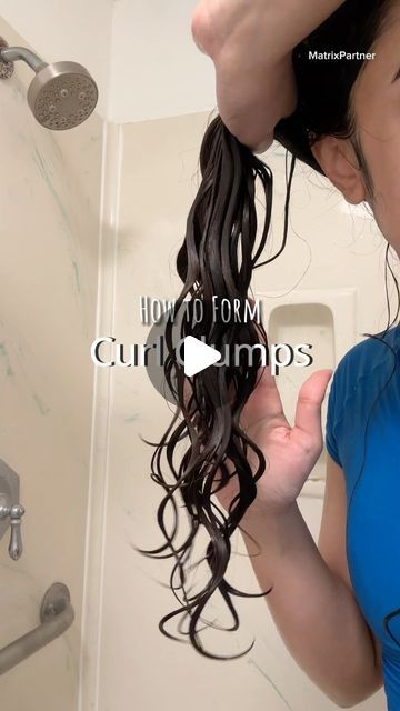 How To Get Curl Clumps, Matrix A Curl Can Dream, How To Use Mousse For Wavy Hair, How To Curl Train Wavy Hair, How To Clump Curls, A Curl Can Dream, Wavy Hair Definition, How To Curl Wavy Hair Tutorials, Training Wavy Hair