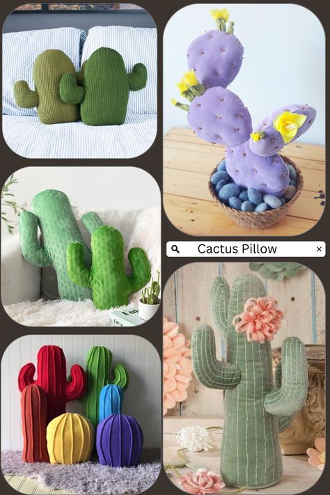 These pillows come in various shapes and sizes, mimicking the distinctive appearance of different types of cacti, from tall saguaros to round prickly pears. Some cactus pillows are designed to be realistic, featuring detailed embroidery or prints that capture the texture and appearance of cactus spines, while others have a more stylized or cartoonish look.
#CactusPillow #DesertDecor #HomeAccents #FunDecor #QuirkyPillow #CactusTheme #BotanicalTheme #NatureInspired #HomeInteriors Lime Green Throw Pillows, Cactus Pillows, Succulent Throw Pillow, Cactus Cushion, Desert Decor, Cactus Pillow, Cactus Types, Cactus Diy, Nap Pillow