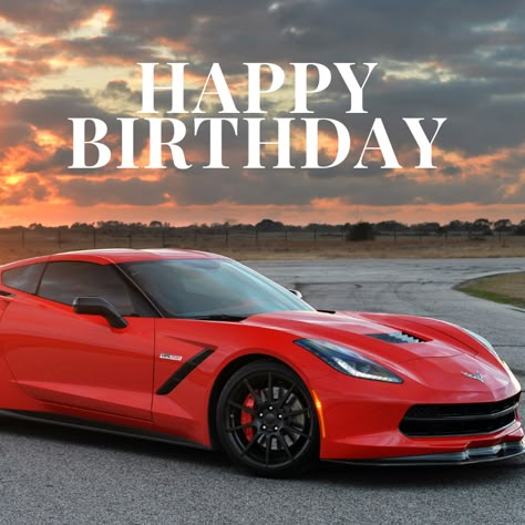 Happy Birthday Corvette Meme Car Happy Birthday, Happy Bday Man, Happy Birthday Men, Corvette Cakes For Men, Happy Birthday Classic Car, Happy Birthday Classic Cars Vintage, Happy Birthday Wishes Vw Bug, Corvette Birthday Card, Birthday Wishes For Men