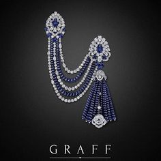 Graff Sapphire, Graff Jewelry, Bead Tassels, Peacock Brooch, Graff Diamonds, Diamond Watches, Emerald Rings, Diamond Watches For Men, Diamond Face