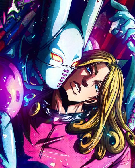 vincentnoon sur Instagram : Valentine & D4C 🇺🇸 #jojo #jjba #jojosbizarreadventure #valentine #d4c #sbr #art #drawing #illustration D4c Jojo, Funny Valentine Jojo, Day Wallpaper Aesthetic, Valentines Wallpaper Iphone, Jojo Stands, Jojos Bizarre Adventure Jotaro, Hearts Background, Jojo Parts, Jojo's Bizarre Adventure Anime