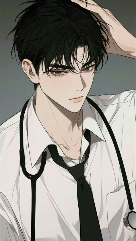 Hot Anime Guy Art Manhwa, Manhwa Male Characters, Manhwa Guys, Manhwa Men, Anime Prince, Anime Fanfiction, Manga Drawing Tutorials, Kpop Drawings, Cool Anime Guys