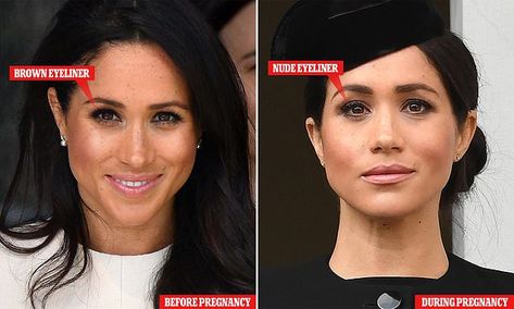 Meghan Markle Nose Job, Meghan Markle Plastic Surgery, Meghan Markle Hair, Dark Eyeliner, Estilo Meghan Markle, Princesa Elizabeth, Modest Summer, Mode Chanel, Makeup Tricks