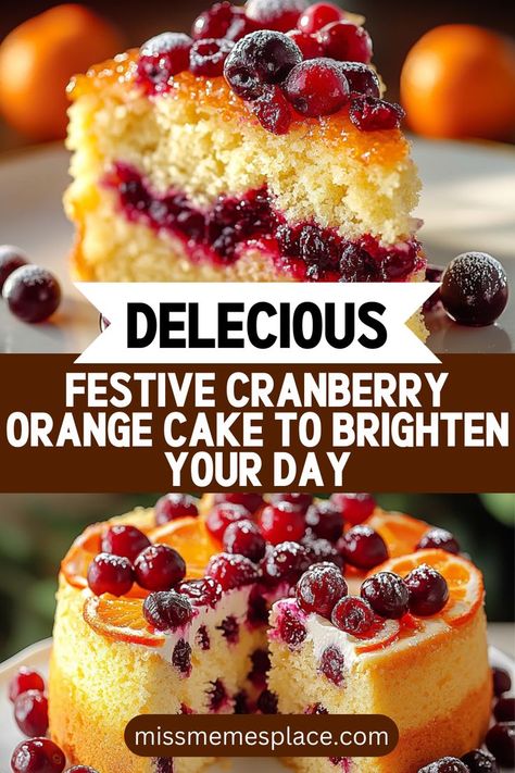 Orange Cranberry Desserts, Easy Cranberry Cake, Orange Dessert Recipes, Orange Crumb Cake, Cranberry Orange Bundt Cake Recipe, Orange Cranberry Cake, Cranberry Orange Cheesecake, Orange Bundt Cake Recipe, Cranberry Orange Bundt Cake