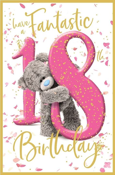 18 Me To You 18th Birthday Card : Amazon.co.uk: Stationery & Office Supplies Happy Birthday Wishes For 18th Birthday, Happy Birthday 18th Girl, Happy 18th Birthday Girl, 18th Birthday Images, Birthday 18th Girl, 18th Birthday Quotes, Happy 18th Birthday Wishes, Happy 18th Birthday Card, 18th Birthday Ideas