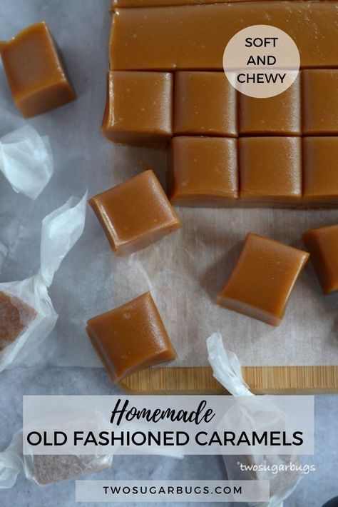 Caramel Apple Cider Recipe, Caramel Candies Recipe, Boiled Cider, Homemade Caramel Recipes, Caramel Candies, Holiday Candy Recipes, Apple Cider Caramels, Homemade Candy, Soft Caramel