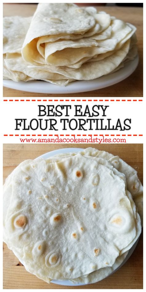 Homemade Flour, Breakfast Homemade, Homemade Flour Tortillas, Simple Breakfast, Tasty Breakfast, Recipe Breakfast, Homemade Tortillas, Recipes Quick, Weekend Breakfast