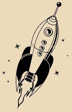 I love the old-school vibe of this rocket ship. | Rockets | Pinterest Rocket Ship Tattoo, Water Rocket, Rocket Tattoo, 16 Tattoo, Tattoo Old School, Retro Rocket, Theme Tattoo, Ship Tattoo, Space Tattoo