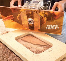 Template Routing Tips | Popular Woodworking Magazine Router Techniques, Router Templates, Router Table Plans, Router Jigs, Woodworking Jigsaw, Router Projects, Router Jig, Router Tables, Woodworking For Beginners