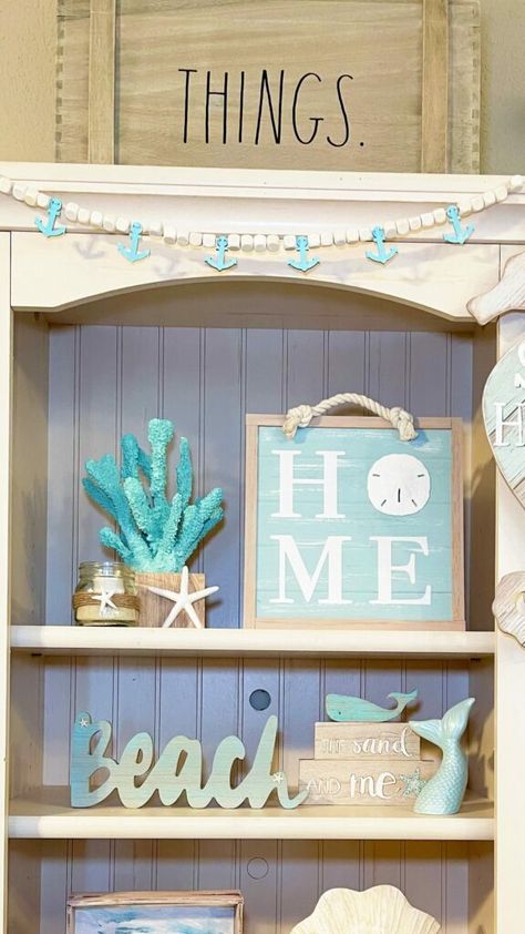 Beach House: 15 Shore Living Dollar Tree DIYS Dollar Tree Plates, Rope Candle, Diy Floating Candles, Dollar Tree Diys, Wall Charm, Watch Diy, Tiered Tray Diy, Beach House Art, Mermaid Diy