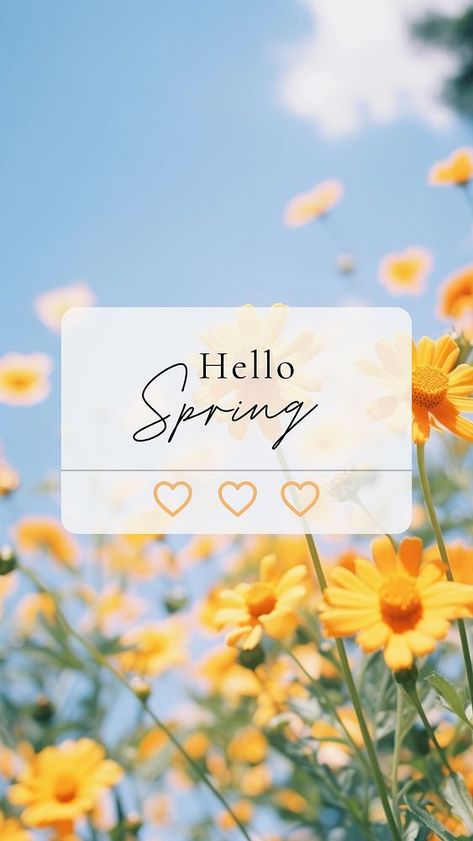 Hello spring Facebook story  | free image by rawpixel.com / Adjima Hello Spring Aesthetic, Plant Aesthetic, Spring Aesthetic, Hello Spring, Download Free Images, Butterfly Flowers, Blue Aesthetic, Mobile Wallpaper, Flower Wallpaper