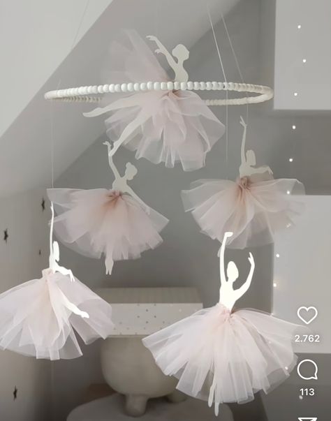 Ballerina Garland, Ballerina Mobile, Ballerina Party Theme, Ballet Crafts, Decorating Toddler Girls Room, Ballet Room, Ballerina Room, Party Photo Frame, Ballerina Theme