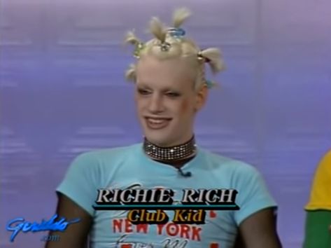 Club Kid Aesthetic, Club Kids Aesthetic, Club Kids 90s, 90s Club Aesthetic, Club Kids Fashion, Nyc Club, Michael Alig, Blitz Kids, Party Monster