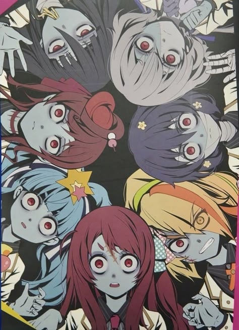 Tae Zombieland Saga, Zombie Land Saga Wallpaper, Lily Hoshikawa, Anime Plants, Tae Yamada, Junko Konno, Anime Zombie, Saga Art, Zombieland Saga