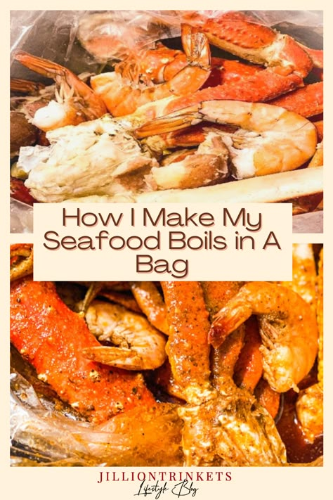 How I Make My Seafood Boils in A Bag Crab Boil In A Bag Recipe Oven, Seafood Boil Bags In Oven, Crab Boil Recipe In A Bag, Crab Boil In A Bag Recipe, Seafood Boil In A Bag In Oven, Seafood Boil Bag Recipes, Crab Boil Bag Recipe, Seafood Boil Recipes In A Bag, Seafood Bag