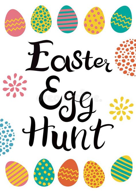 Hand drawn lettering. Easter egg hunt. Easter eggs with different hand drawn orn , #spon, #Easter, #egg, #hunt, #Hand, #drawn #ad Animal Easter Eggs, About Easter, Easter Eggs Diy, Hand Drawn Lettering, Egg Art, Abstract Photos, Easter Egg Hunt, Egg Hunt, Popular Pins