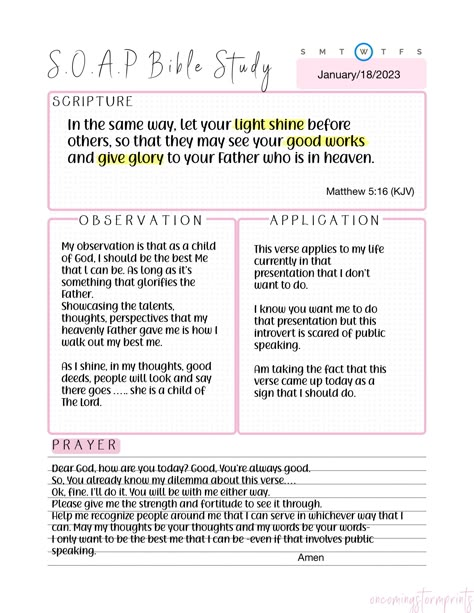 Closer Relationship With God, The Book Of James, Scripture Study Journal, Soap Bible Study Method, Prayer Journal Template, Devotional For Women, Bible Study Worksheet, Bible Study Template, Soap Bible Study