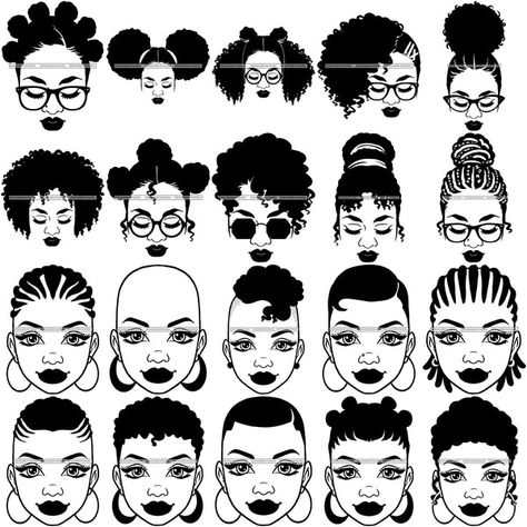 Hairstyles Drawing Reference, Afro Hair Drawing, Bling Mugs, Phoenix Tattoos, Hairstyles Drawing, Hair References, Hair Sketch, Hipster Girls, Nashville Trip