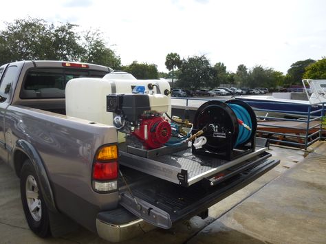 TRUCK MOUNTED PRESSURE WASHERS Car Wash Tips, Work Truck Storage, Water Broom, Pressure Washing Business, Ft Lauderdale Florida, Industrial Cleaning, Car Wash Business, Bath Screen, Truck Storage