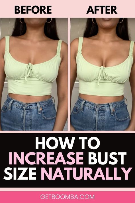 The desire to have larger breasts has grown all over the world. The craze for bigger bust size has attracted a lot of old wives’ tales about "instant" or “natural” ways to increase your cup size, and they need to be pointed out. Check out how to increase bust size naturally! Increase Bust Size, Old Wives Tales, Wives Tales, Basic Crop Top, Night Out Tops, Bra Inserts, Trendy Bikinis, Plunge Dress, Adhesive Bra