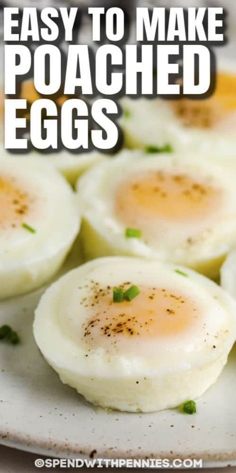 Easy Poached Eggs Oven, Eggs Benedict For A Large Group, R3 Recipes Weeks 1 And 2 Breakfast, 3 Minute Egg, Oven Poached Eggs Muffin Pans, Pouched Eggs In The Oven, Microwave Poached Eggs In A Cup, How To Make Poached Eggs Easy, Easy Poached Eggs Simple