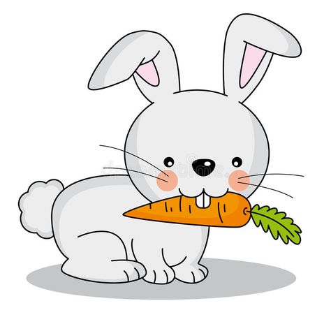 Rabbit eating a carrot. Illustration of a rabbit eating a carrot , #sponsored, #eating, #Rabbit, #carrot, #rabbit, #Illustration #ad Carrot Illustration, Food Coloring Chart, Carrot Drawing, Toddler Activity Board, Rabbit Clipart, Eating Carrots, Rabbit Pictures, Rabbit Drawing, Cute Donkey