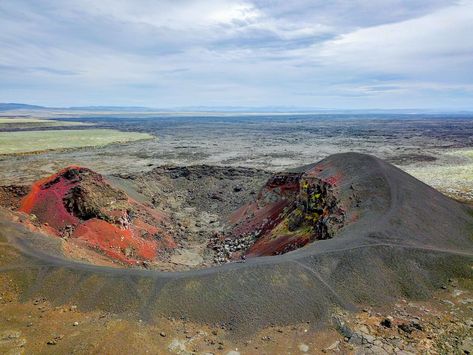 Coffeepot Crater in the Jordan Craters area from our Eastern Oregon Road Trip Oregon Itinerary, Explore Oregon, Oregon Road Trip, Painted Hills, Roblox Robux, Eastern Oregon, Road Trip Routes, Oregon Travel, Spring Trip