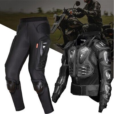 (eBay) Motorcycle Full Body Armor Jacket Trousers Motocross Racing Men Protective Gear Full Body Armor, Armor Jacket, Motocross Racing, Motorcycle Riders, Protective Gear, Biker Leather, Body Armor, Motorcycle Gear, Motocross