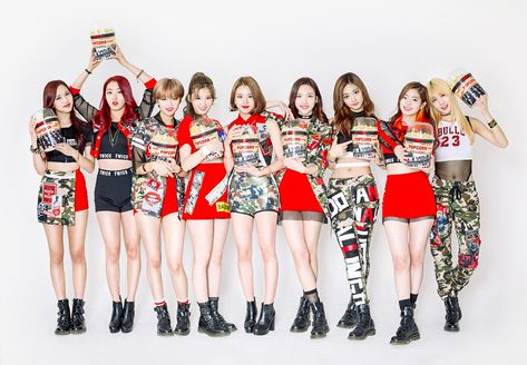 TWICE×CGV COMBO PHOTOGRAPHY Twice Photoshoot, Ooh Ahh, Twice Group, Twice Album, Twice Kpop, Extended Play, Kpop Outfits, Stage Outfits, Dance Outfits