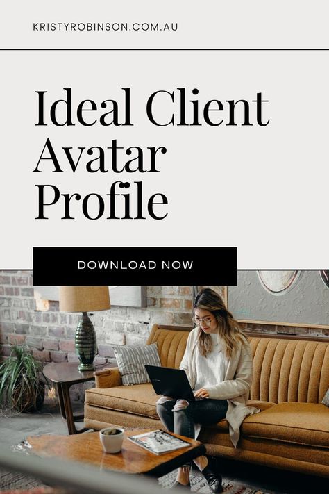 Kristy Robinson | Are you clear who your ideal client is? Or, are you speaking to everyone (only to speak to noone). The clearer you are on who your ideal client is the better it is for your business. You'll create meaningful offers, have powerful marketing copy, have more qualified leads and ultimately grow your business. But what if you don't know where to begin. Inside my free Ideal Client Avatar workbook I have included all the prompts you need to pinpoint who your dream client actually is! Business Avatar, Marketing Copy, Ideal Client Avatar, Free Workbook, Growth Tips, Dream Client, Ideal Client, Grow Your Business, Business Growth