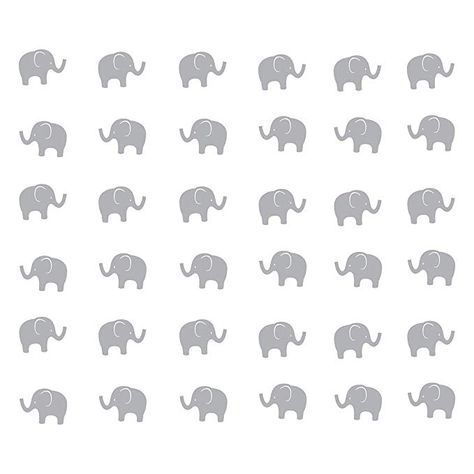 AmazonSmile: JUEKUI Set of 48pcs Baby Elephant Wall Decals Woodland Elephant Wall Decor Stickers for Kids Bedroom Nursery Decor Removable Vinyl WS15 (Gray): Baby Woodland Stickers, Elephant Decal, Elephant Wall Decor, Elephant Wallpaper, Kids Room Wall Stickers, Family Wall Decals, Gold Decal, Butterfly Wall Decals